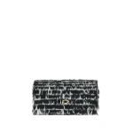 Gianvito Rossi Minuit Fenice Clutch in Black and White | Clutch Bags