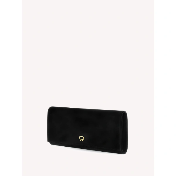 Gianvito Rossi Monica Clutch in Black, view 2 | Clutch Bags