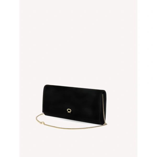 Gianvito Rossi Monica Clutch in Black, view 4 | Clutch Bags