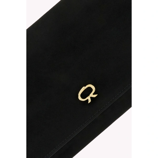Gianvito Rossi Monica Clutch in Black, view 5 | Clutch Bags