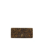 Gianvito Rossi Monica Clutch in Leopard Print | Clutch Bags