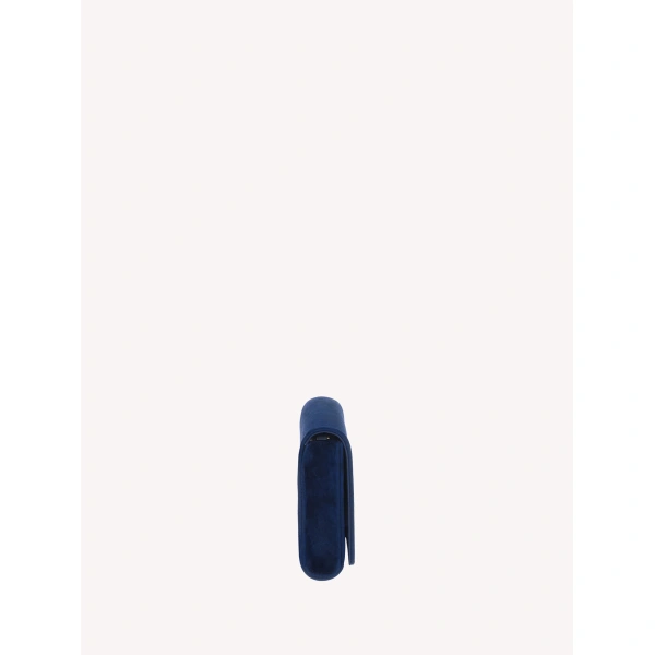 Gianvito Rossi Monica Clutch in Navy, view 3 | Clutch Bags