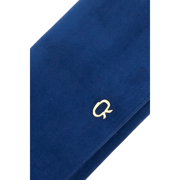 Gianvito Rossi Monica Clutch in Navy, view 5 | Clutch Bags