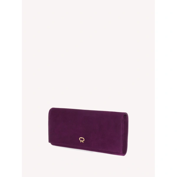 Gianvito Rossi Monica Clutch in Purple, view 2 | Clutch Bags