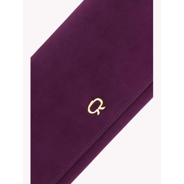 Gianvito Rossi Monica Clutch in Purple, view 5 | Clutch Bags