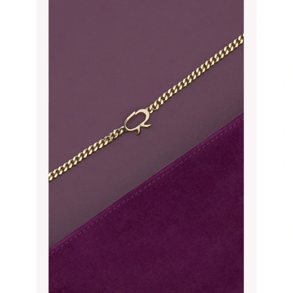 Gianvito Rossi Monica Clutch in Purple, view 6 | Clutch Bags