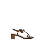 Gianvito Rossi Munduk 45 Sandals in Brown Nappa | Sandals