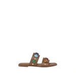 Gianvito Rossi Pasha 05 Flats in Tan Leather | Flats