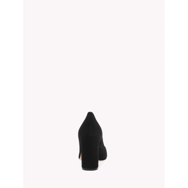Gianvito Rossi Piper 85 Pumps in Black Suede, view 4 | Pumps