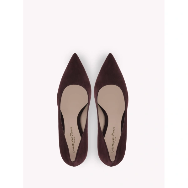 Gianvito Rossi Piper 85 Pumps in Burgundy, view 3 | Pumps