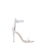 Gianvito Rossi Portofino 105 Sandals in White Nappa | Sandals