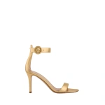 Gianvito Rossi Portofino 85 Sandals in Gold Nappa | Sandals