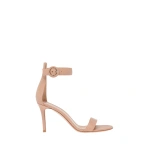 Gianvito Rossi Portofino 85 Sandals in Peach Nappa | Sandals