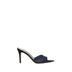 Gianvito Rossi Rania 85 Mules in Blue Organza | Mules