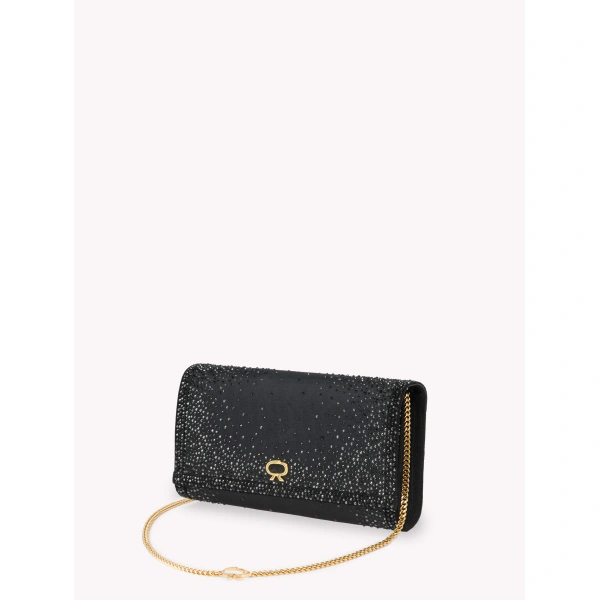 Gianvito Rossi Rania Clutch in Black, view 4 | Clutch Bags