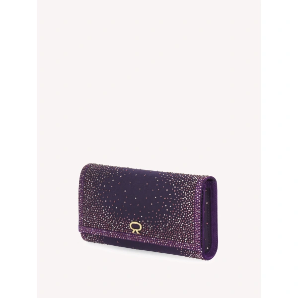 Gianvito Rossi Rania Clutch in Purple, view 2 | Clutch Bags
