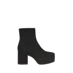Gianvito Rossi Sally Ankle Boots in Black Suede | Ankle Boots