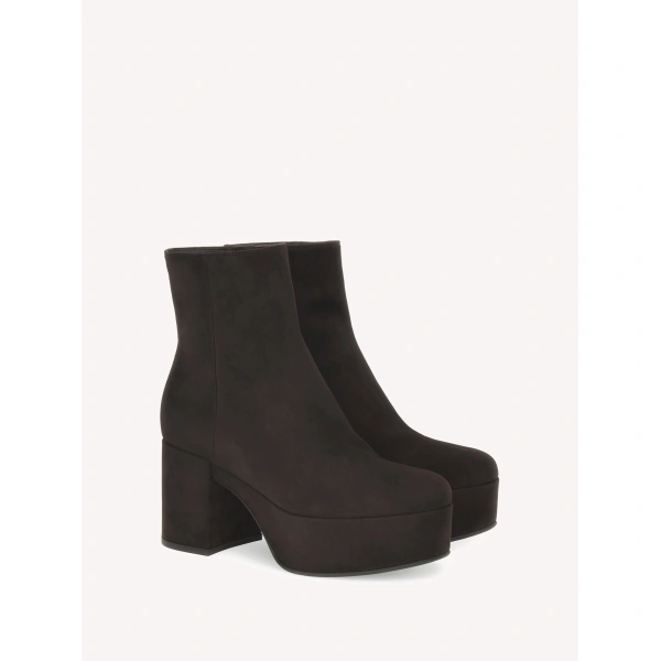 Gianvito Rossi Sally Ankle Boots in Mocha, view 2 | Ankle Boots