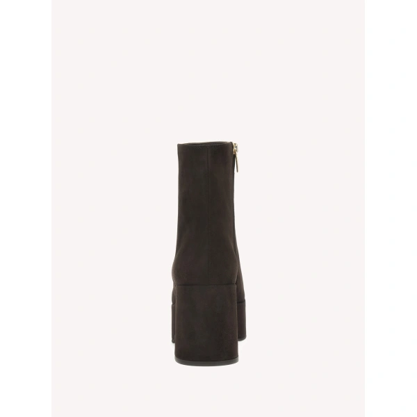 Gianvito Rossi Sally Ankle Boots in Mocha, view 4 | Ankle Boots