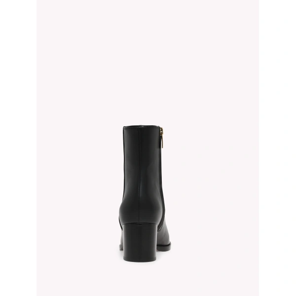 Gianvito Rossi Santiago Ankle Boots in Black Leather, view 4 | Ankle Boots