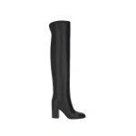 Gianvito Rossi Santiago Over-the-Knee Boots in Black Leather | Boots