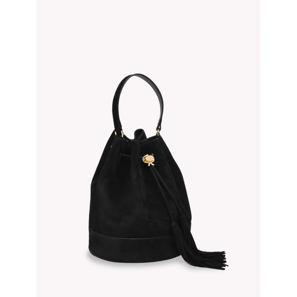 Gianvito Rossi Sienna 22 Bucket Bag in Black, view 2 | Bucket Bags
