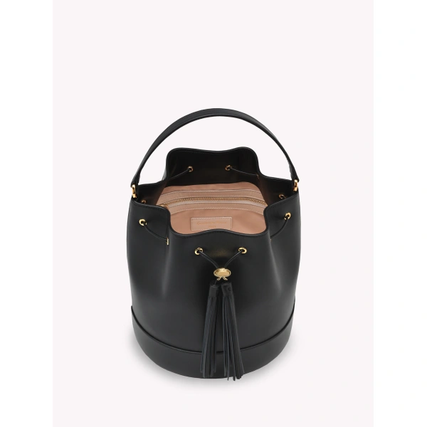 Gianvito Rossi Sienna 22 Bucket Bag in Black, view 5 | Bucket Bags