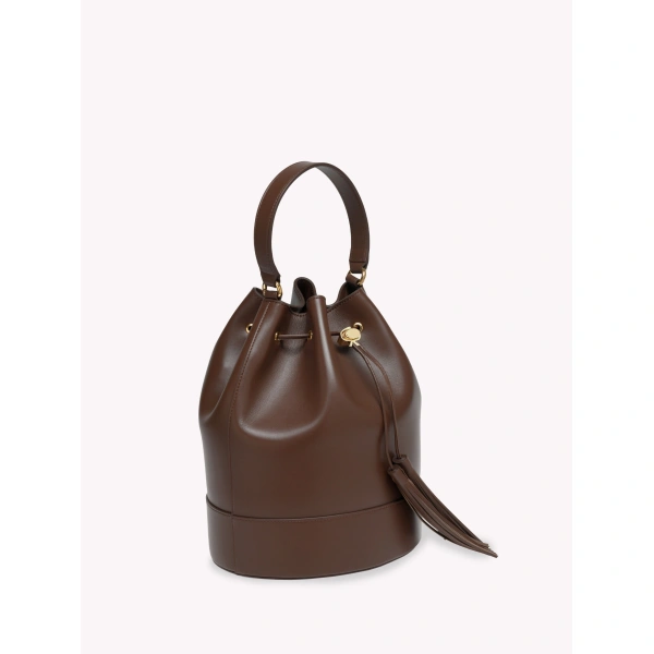 Gianvito Rossi Sienna 22 Bucket Bag in Brown, view 2 | Bucket Bags