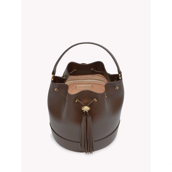 Gianvito Rossi Sienna 22 Bucket Bag in Brown, view 5 | Bucket Bags