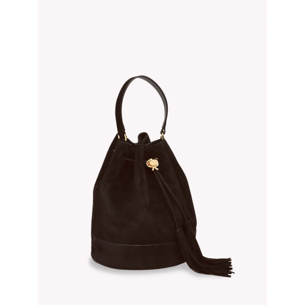Gianvito Rossi Sienna 22 Bucket Bag in Mocha, view 2 | Bucket Bags