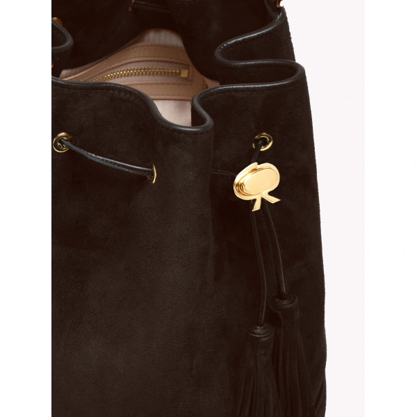 Gianvito Rossi Sienna 22 Bucket Bag in Mocha, view 4 | Bucket Bags