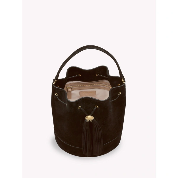 Gianvito Rossi Sienna 22 Bucket Bag in Mocha, view 5 | Bucket Bags
