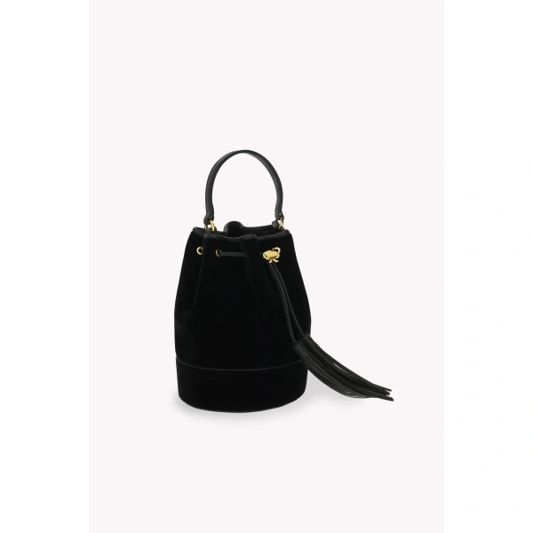 Gianvito Rossi Sienna Bucket Bag in Black, view 2 | Bucket Bags