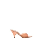 Gianvito Rossi Sofia 70 Mules in Gold Plexi | Mules