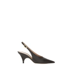 Gianvito Rossi Sofia 70 Slingbacks in Mocha Leather | Slingbacks