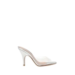 Gianvito Rossi Sofia 95 Mules in Silver Plexi | Mules