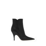 Gianvito Rossi Sofia Ankle Boots in Black Leather | Ankle Boots