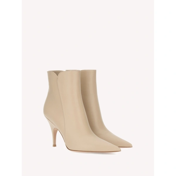 Gianvito Rossi Sofia Ankle Boots in Brown, view 2 | Ankle Boots