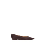 Gianvito Rossi Sofia Ballet Flats in Red Leather | Ballet Flats