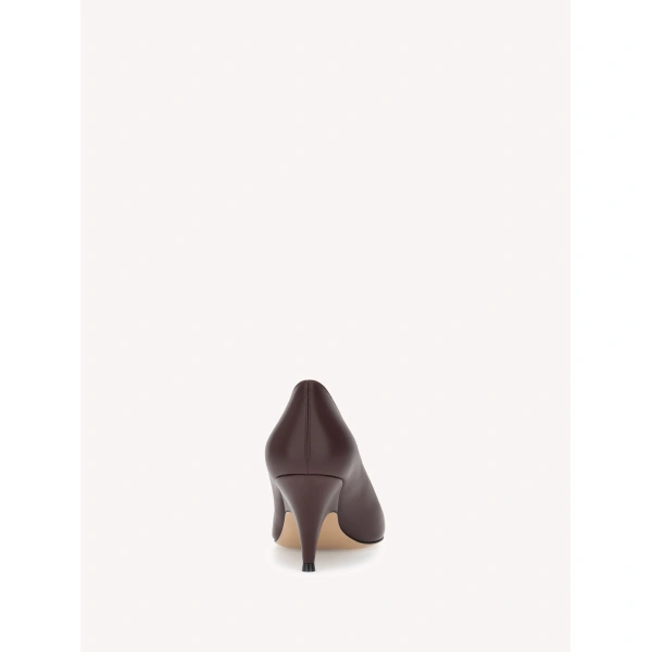 Gianvito Rossi Sofia Pumps in Red Leather, view 4 | Pumps