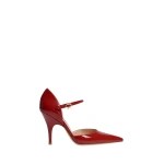 Gianvito Rossi Sofia d'Orsay Pumps in Red Glossy Nappa | Pumps