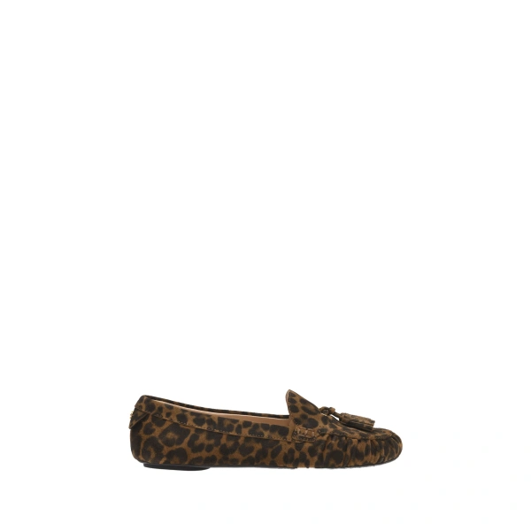Gianvito Rossi Thèa Flats in Brown Suede | Flats