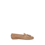 Gianvito Rossi Thèa Flats in Camel Suede | Flats