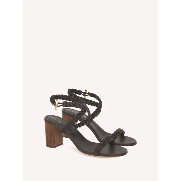 Gianvito Rossi Ubud Sandals in Mocha Nappa, view 2 | Sandals