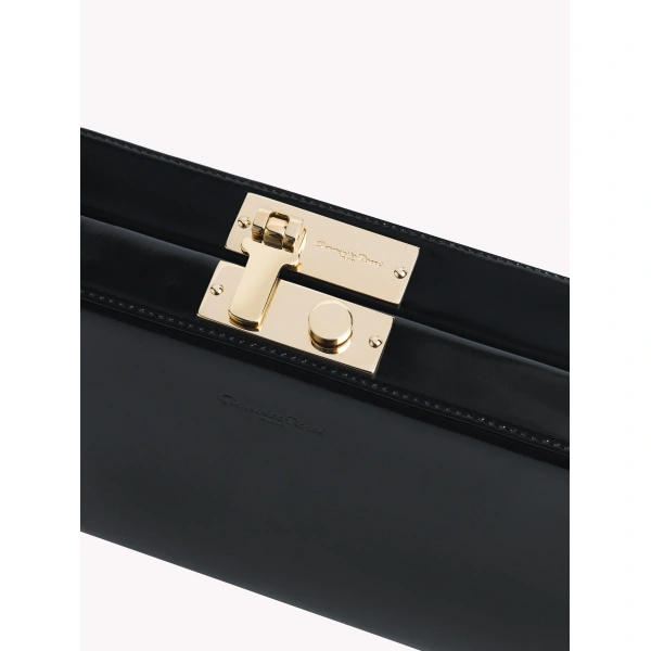 Gianvito Rossi Valì Clutch in Black, view 4 | Clutch Bags