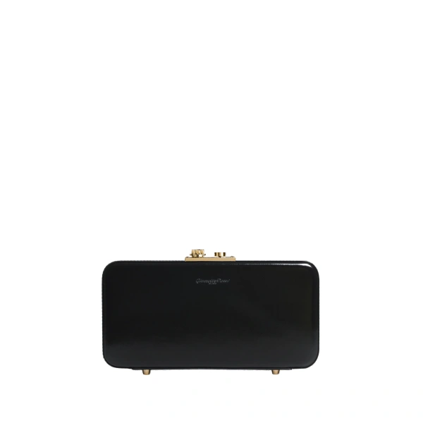Gianvito Rossi Valì Clutch in Black | Clutch Bags