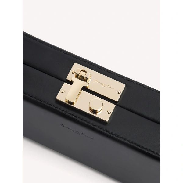 Gianvito Rossi Valì Clutch in Black, view 4 | Clutch Bags