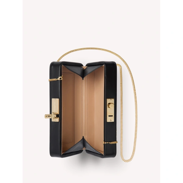Gianvito Rossi Valì Clutch in Black, view 5 | Clutch Bags