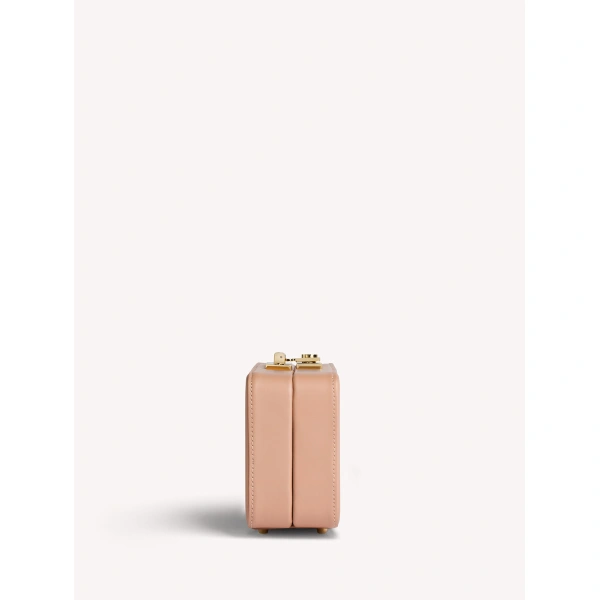 Gianvito Rossi Valì Clutch in Peach, view 2 | Clutch Bags