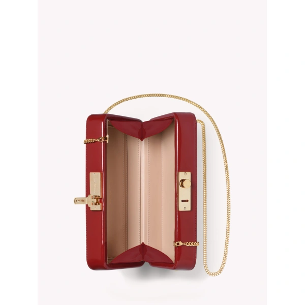 Gianvito Rossi Valì Clutch in Red, view 5 | Clutch Bags